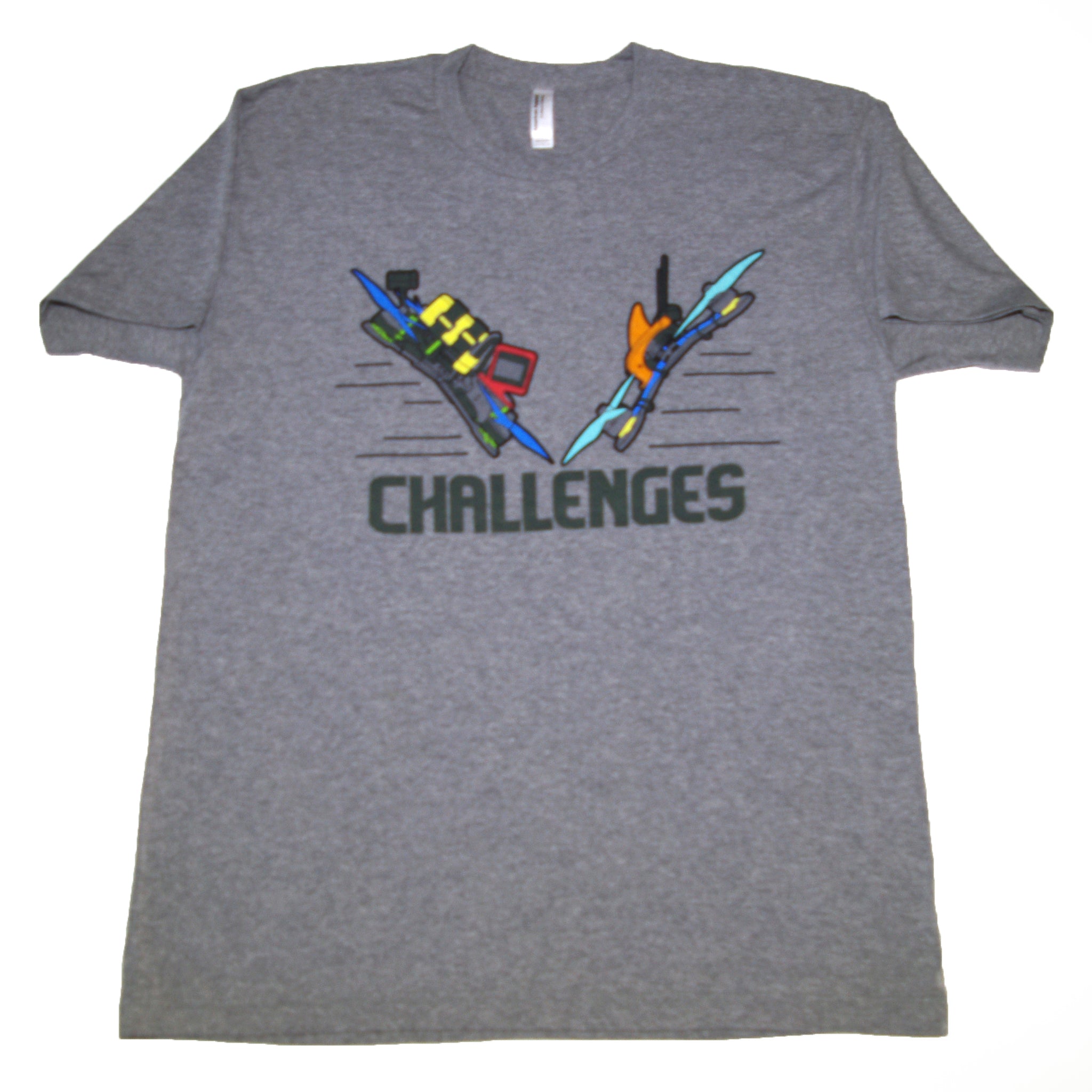Drone Nation Challenges T-Shirt Gray
