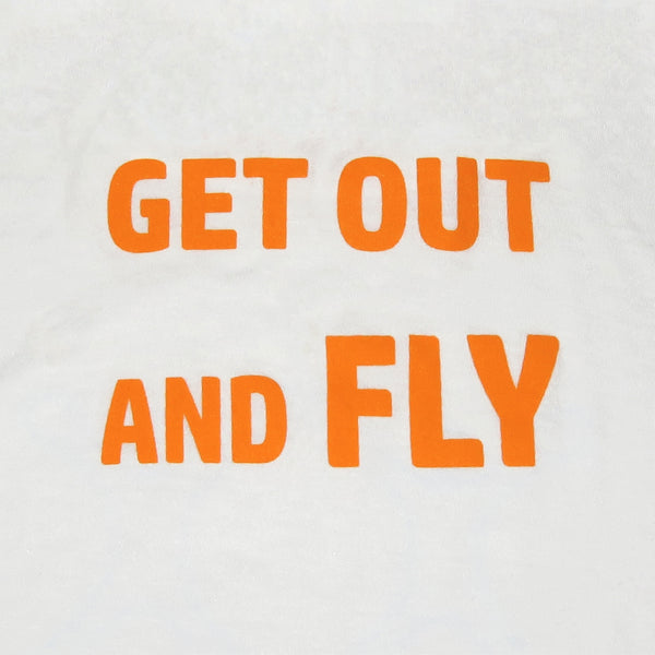 Drone Nation Get Out and Fly T-Shirt White