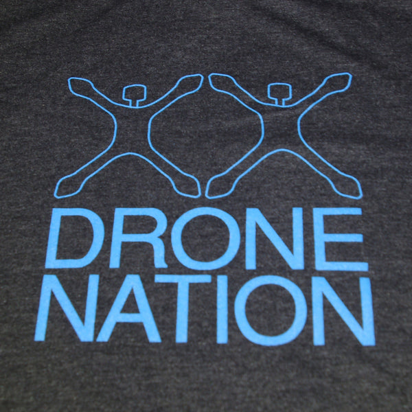 Drone Nation Classic Dark Learn Fly Teach T Shirt