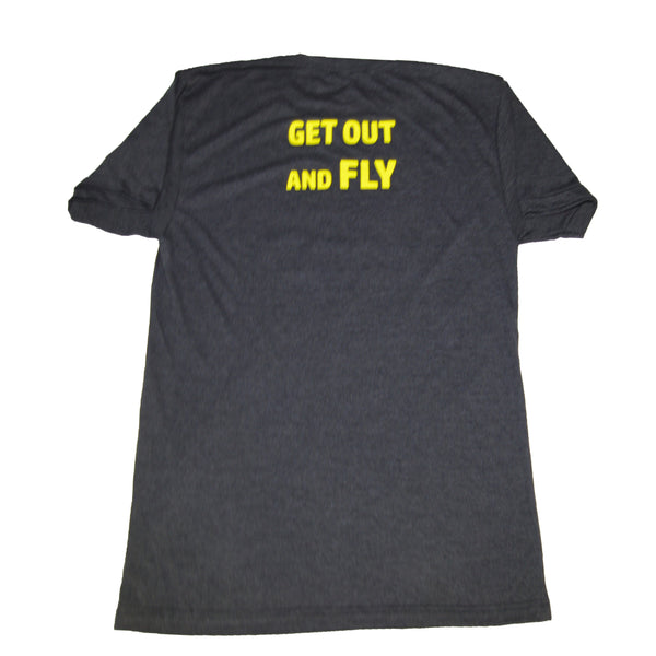 Drone Nation Get Out and Fly T-Shirt Dark